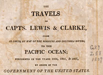 The Travels of Captains Lewis and Clark, by Meriwether Lewis, 1809